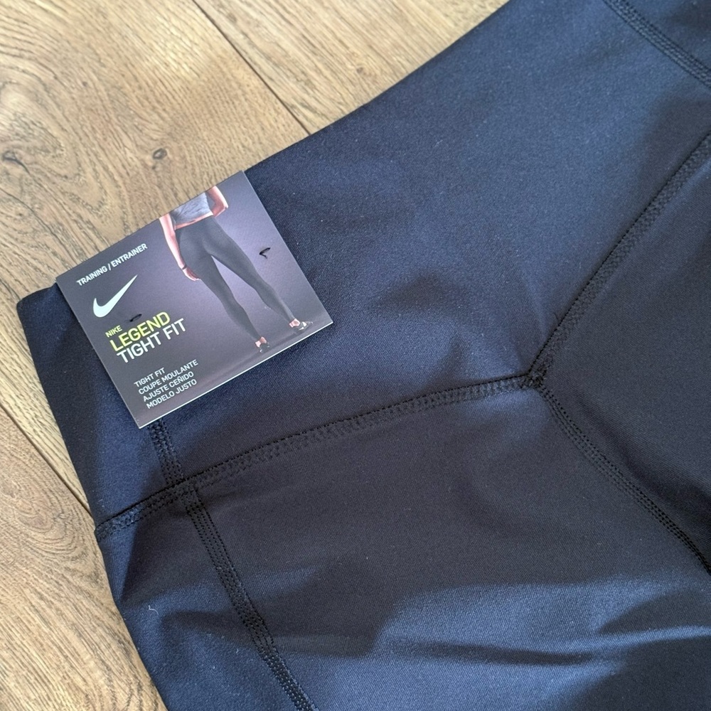 BRAND NEW Nike Legend Women’s Black Power Dri- Fit Leggings - Picture 5 of 10